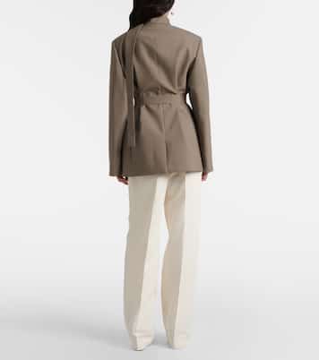 Deconstructed belted blazer | Róhe