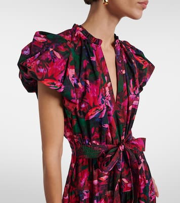 Abito midi Ottilie in cotone con stampa | Ulla Johnson