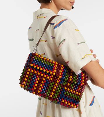 Timmy Small beaded shoulder bag | Staud