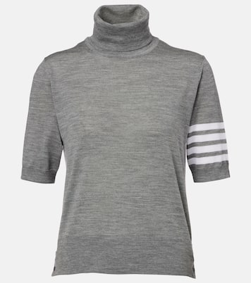 4-Bar wool turtleneck sweater  | Thom Browne