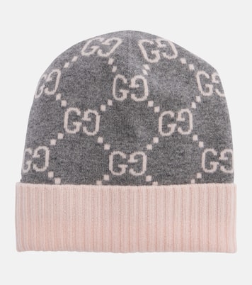 GG jacquard cashmere beanie | Gucci