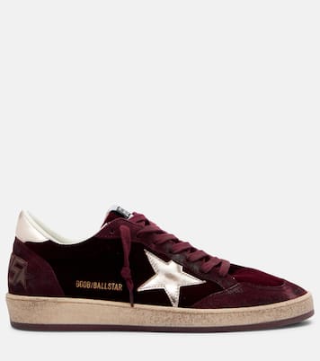 Ball Star绒面革与天鹅绒运动鞋 | Golden Goose