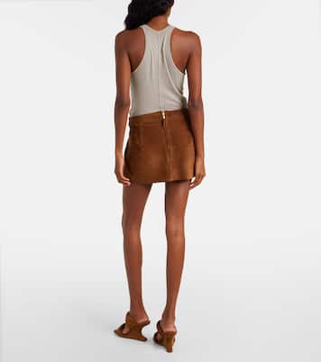 Fog suede miniskirt | Rick Owens