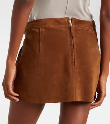 Fog suede miniskirt | Rick Owens