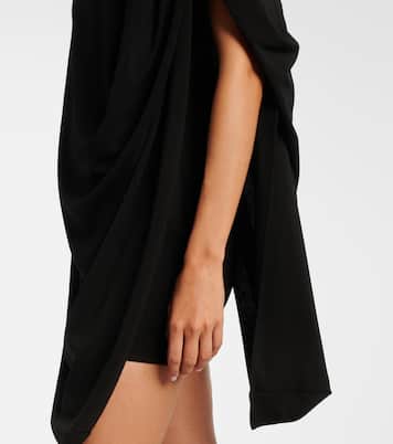 Draped embellished jersey minidress | Jean Paul Gaultier
