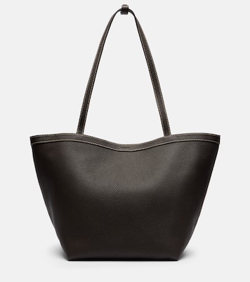 Park Large leather tote bag | The Row