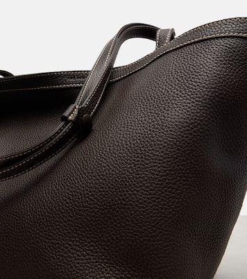 Park Large leather tote bag | The Row