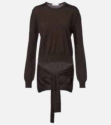 Trompe l'oeil wool-blend sweater | Lemaire