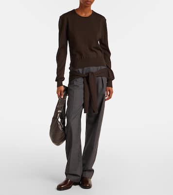 Trompe l'oeil wool-blend sweater | Lemaire