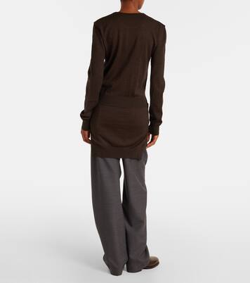 Trompe l'oeil wool-blend sweater | Lemaire
