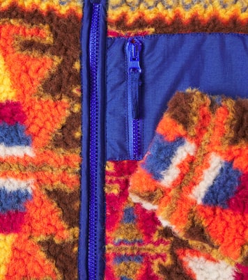 Carlos argyle wool-blend fleece jacket | The New Society