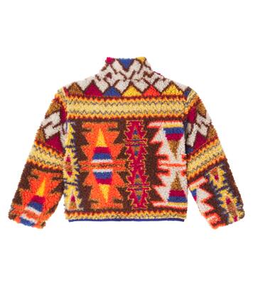 Carlos argyle wool-blend fleece jacket | The New Society