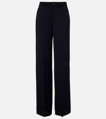 Weite Mid-Rise-Hose GG | Gucci