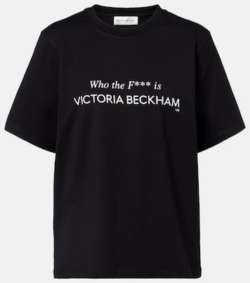 Printed cotton jersey T-shirt | Victoria Beckham