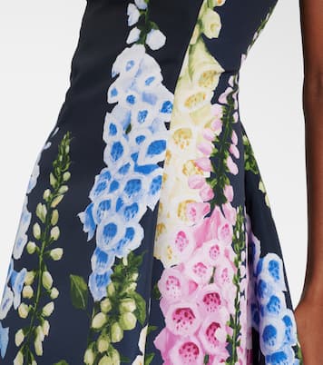 Robe de cocktail à fleurs | Oscar de la Renta