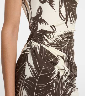 One-Shoulder-Maxikleid aus Jersey | Oscar de la Renta