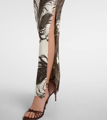 One-Shoulder-Maxikleid aus Jersey | Oscar de la Renta
