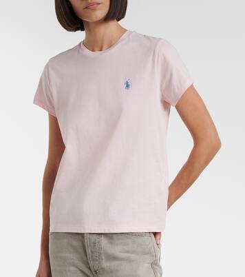 Embroidered cotton jersey T-shirt | Polo Ralph Lauren