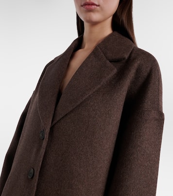 Lafayette wool-blend coat | Velvet