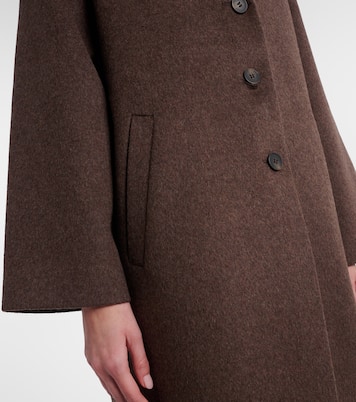 Lafayette wool-blend coat | Velvet