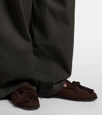 Freddie suede loafers | Aquazzura