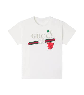 Bebé - camiseta de jersey de algodón estampada | Gucci Kids