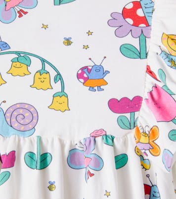 Baby Bug House cotton-blend jersey dress | Stella McCartney Kids