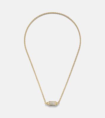 18kt gold (750/1000) necklace with diamonds | Marie Lichtenberg