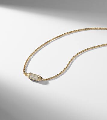 18kt gold (750/1000) necklace with diamonds | Marie Lichtenberg