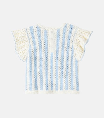 Lyse cotton crochet top | Louise Misha