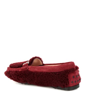 Double T shearling loafers | Tod's