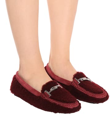 Double T shearling loafers | Tod's