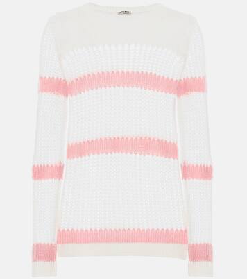 Mohair and wool-blend sweater | Miu Miu