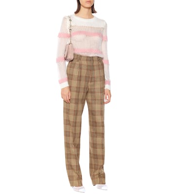Mohair and wool-blend sweater | Miu Miu