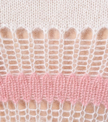Mohair and wool-blend sweater | Miu Miu