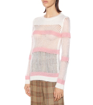 Mohair and wool-blend sweater | Miu Miu