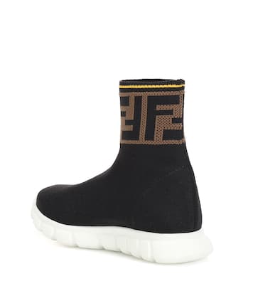 Jor Boy high-top sock sneakers | Fendi Kids