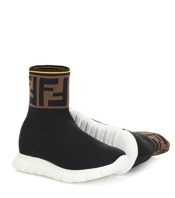 Jor Boy high-top sock sneakers | Fendi Kids