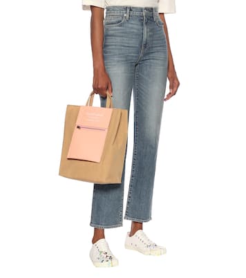 Tote de nylon y piel | Acne Studios