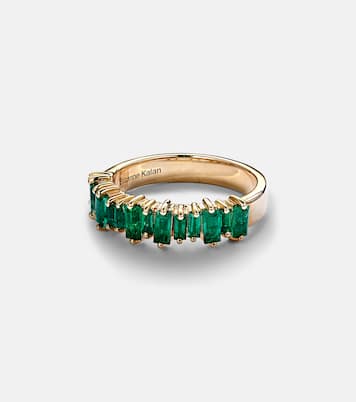 Bague Fireworks en or 18 ct et émeraudes | Suzanne Kalan