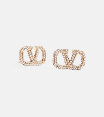 Boucles d'oreilles VLOGO à ornements | Valentino