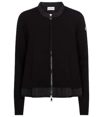 Cárdigan con tejido técnico | Moncler