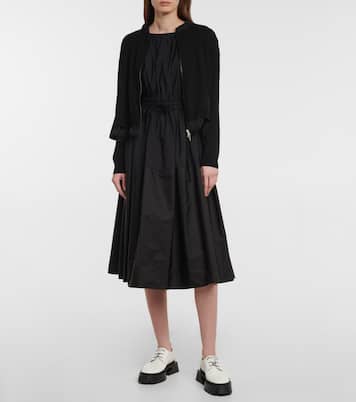 Cárdigan con tejido técnico | Moncler
