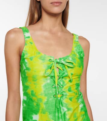 Bañador con estampado tie-dye | Ganni