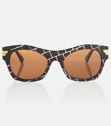 Occhiali da sole a quadri | Bottega Veneta