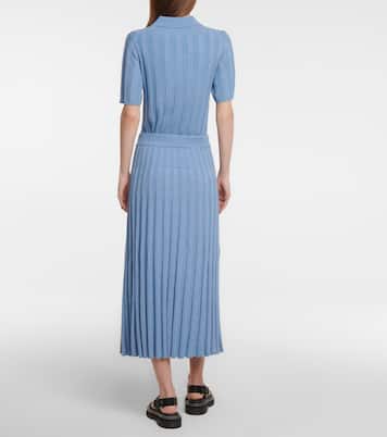 Falda midi acanalada | Joseph