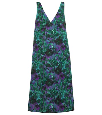 Floral twill midi dress | Plan C