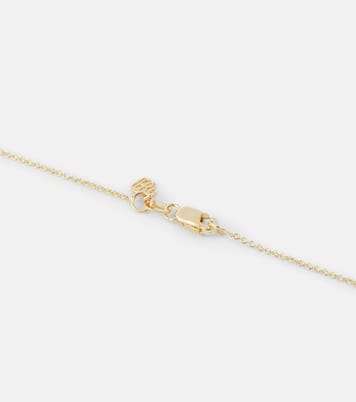 Collier Happy Face en or jaune 14 ct et diamants | Sydney Evan