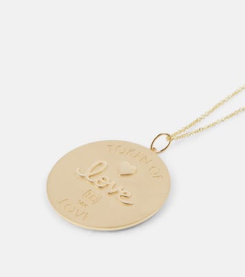 Collier Happy Face en or jaune 14 ct et diamants | Sydney Evan
