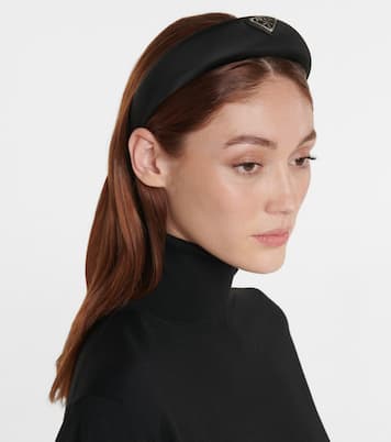 Diadema de Re-Nylon con logo | Prada